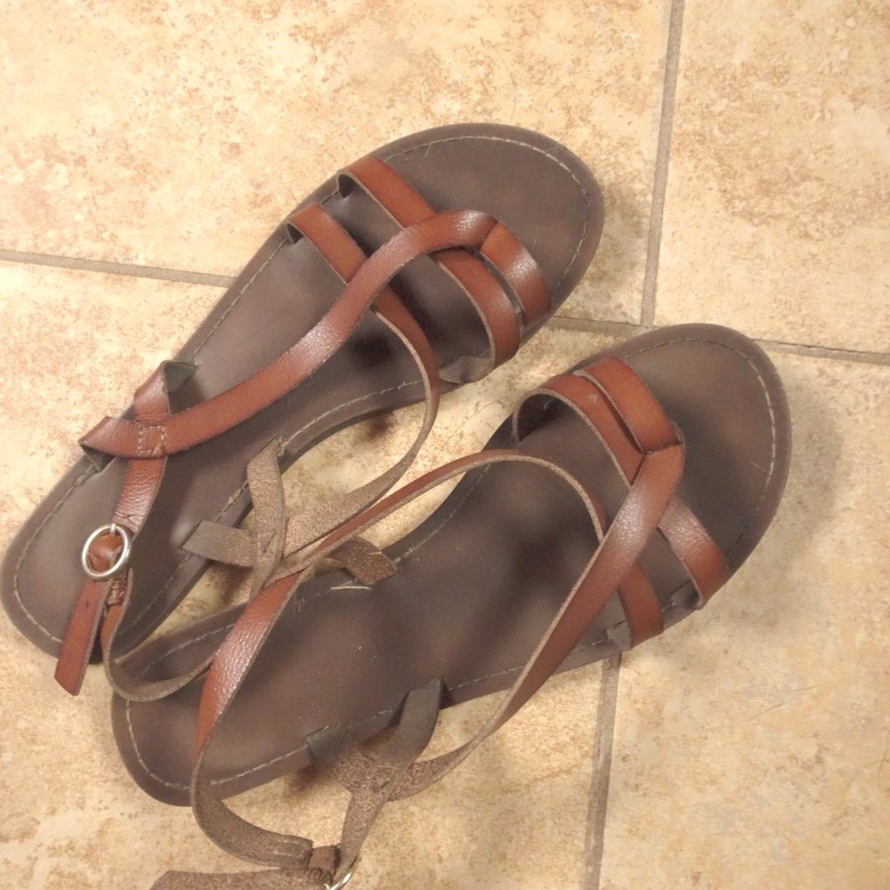 size nine open toe sandal